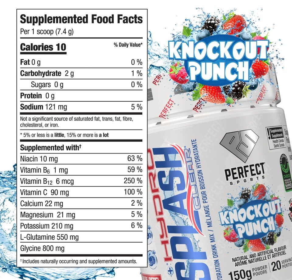 Hydro Splash Clear Electrolyte Drink Mix 333g