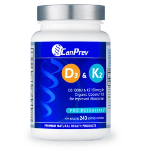 CanPrev Vitamin D3 + K2 – Advanced Daily Support
