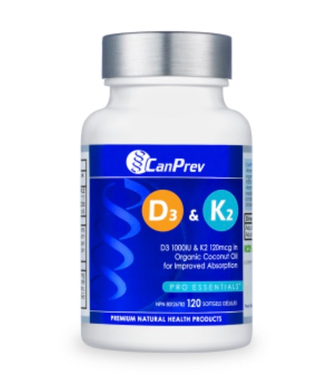 CanPrev Vitamin D3 + K2 – Advanced Daily Support