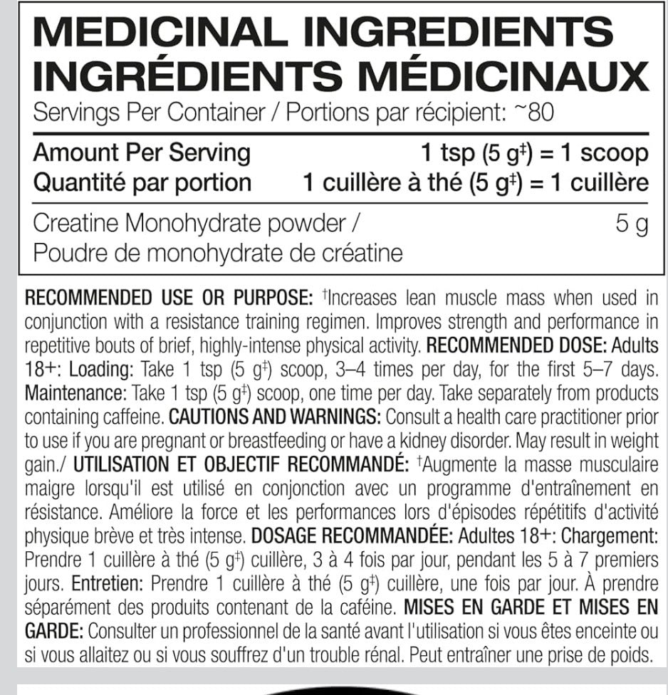 Micronized Creatine Monohydrate