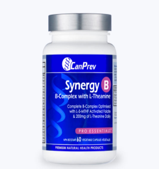 CanPrev Synergy B – B-Complex with L-Theanine